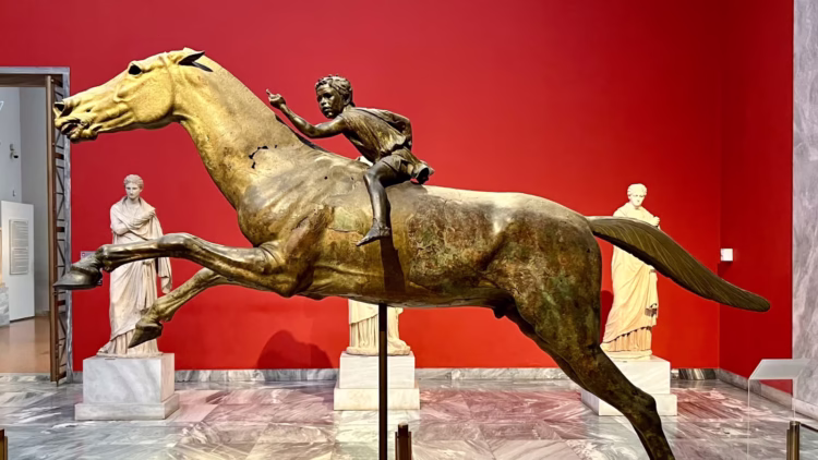 The Artemision Jockey in the National Archaeological Museum in Athens