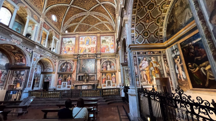Visit the Free San Maurizio Church — endless Renaissance frescoes in the “Sistine Chapel of Milan”