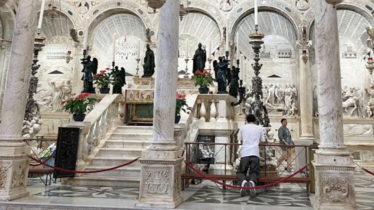 Tomb and Ark of St Anthony in the basilica in Padua