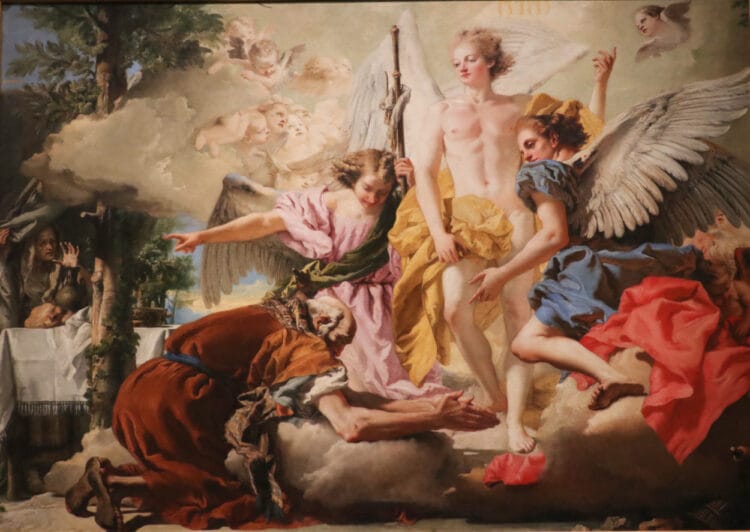 Giandomenico Tiepolo: The Three Angels Appearing to Abraham