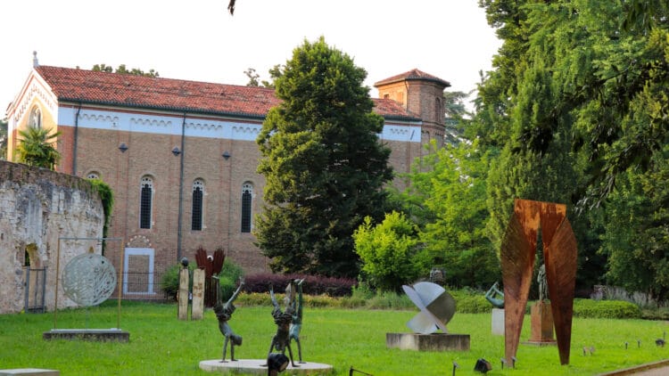 exterior of the The Scrovegni Chapel, also known as the Arena Chapel, is one of the most significant monuments of early 14th-century Italy. Located in Padua, near Venice, it was commissioned by the wealthy banker Enrico Scrovegni