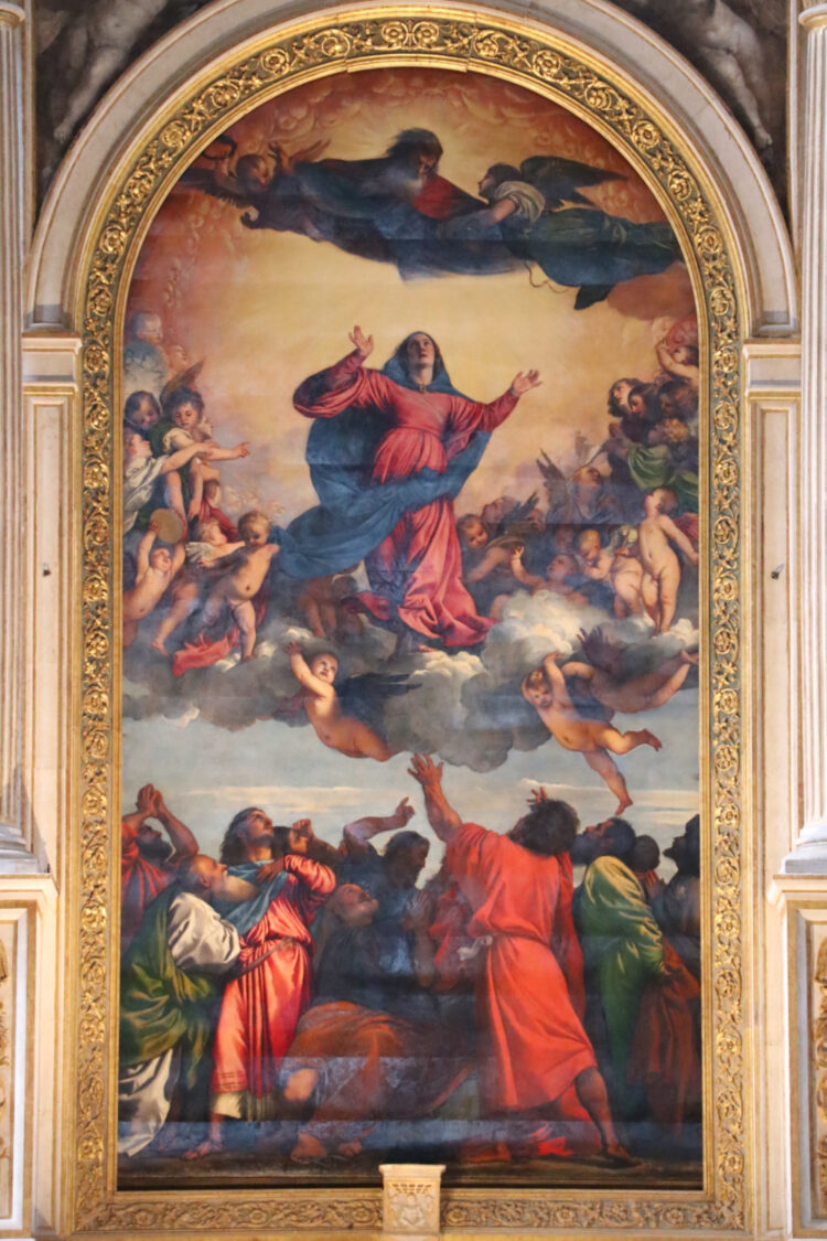 Titian's Assumption of the Virgin in the Frari in Venice