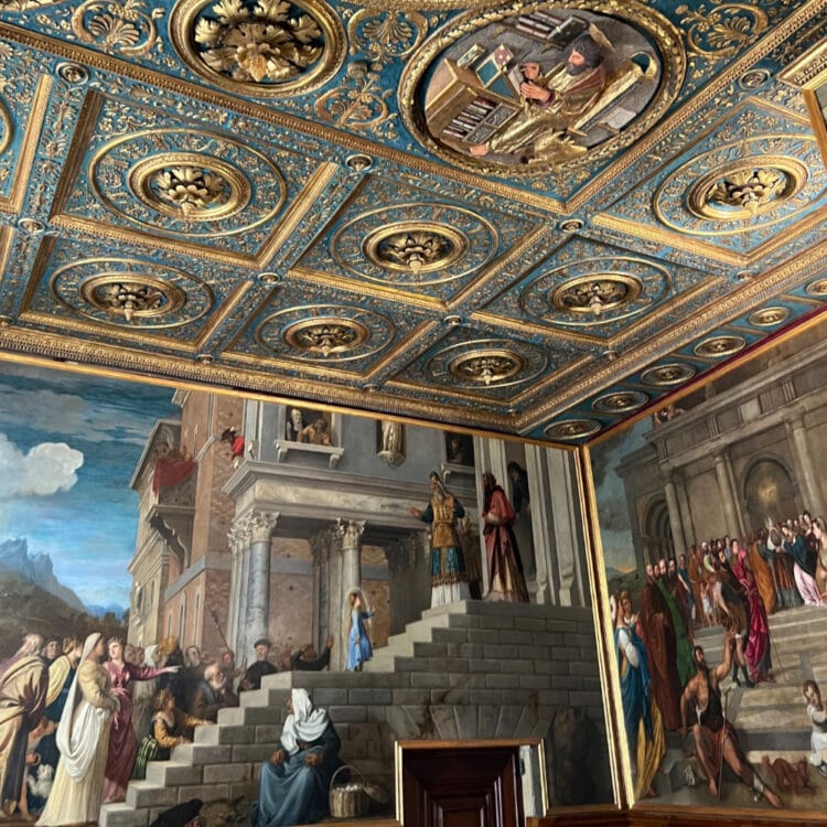 Titian: Presentation of the Virgin in the Temple Visit Gallerie dell’Accademia in Venice