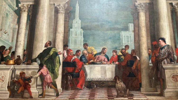 Veronese: Detail from The Feast in the House of Levi
