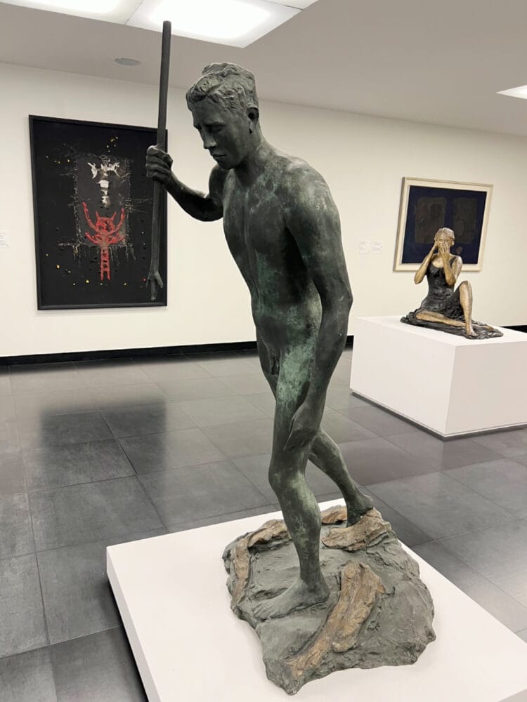 Lucio Fontana Sculptures and Paintings in the Novecento in Milan