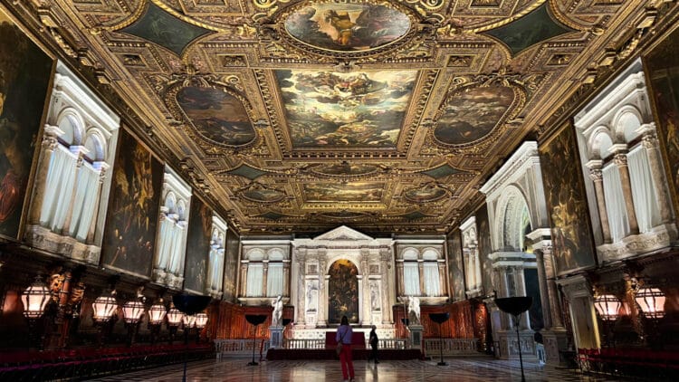 The Scuola Grande di San Rocco, with its extraordinary cycle of more than 60 paintings by Jacopo Tintoretto, is one of the greatest art treasures in Venice.