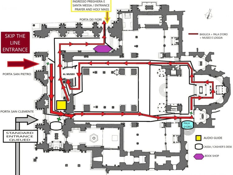 San Marco Pala D Oro Museum Tour Ground Floor Plan