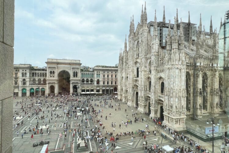View from Museo del Novecento (20th-Century Art Museum) in Milan