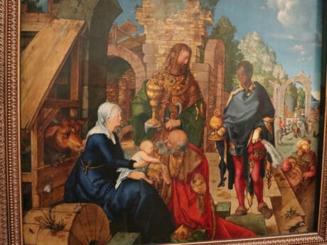Adoration of the Magi, 1504 -- Albrecht Dürer in the Uffizi