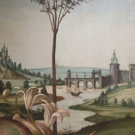 Annunciation (detail) by Botticelli