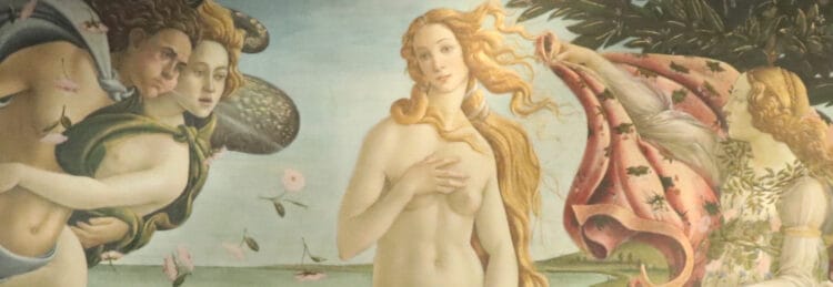 Botticelli The Birth of Venus (Detail)